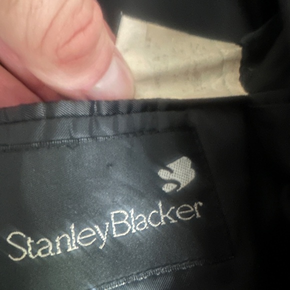 Stanley Blacker Tuxedo Jacket 44S Gently worn Tough rental market model Wool - Picture 4 of 4
